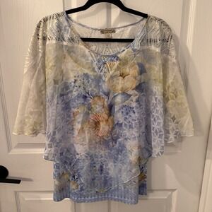 energe world wear" 2 piece set women's tank and Shear cover size L  art‎ to wear